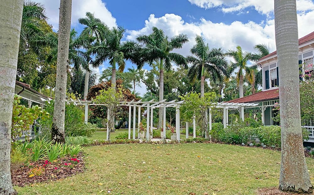The historic Edison and Ford Winter Estates and gardens in Fort Myers, Florida