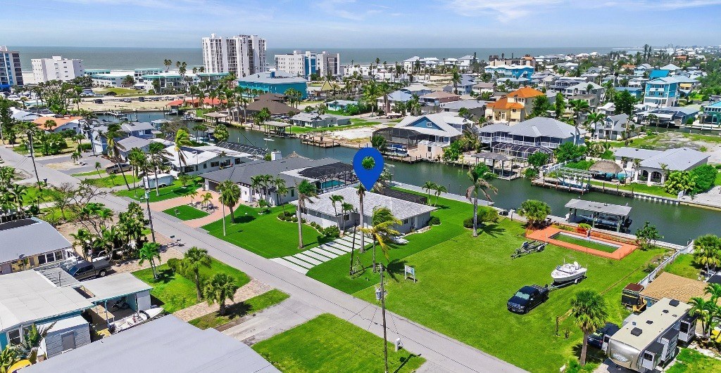 Estero, Florida residential property exterior in Southwest Florida between Fort Myers and Naples